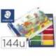 Rotuladores Staedtler Jumbo Punta Gruesa 3 mm Colores Surtidos Caja de 144 unidades