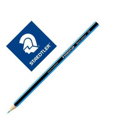 Lapiz de Color Staedtler Wopex Ecológico Hexagonal Azul Claro