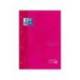 Recambio color 1 oxford din a4+ 80 hojas 90 gr cuadricula 5 mm tapa blanda 4 taladros color fucsia touch.