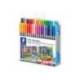 Rotulador Staedtler 3200 Doble Punta Fibra Colores Surtidos Estuche de 72 unidades