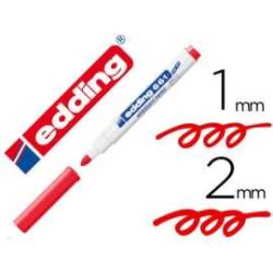 Rotulador para Pizarra Blanca Edding 661 Recargable Rojo