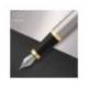 Pluma Parker PK IM GT Plumin Fino Acabado Metal Cepillado