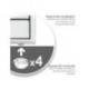 Fichero cajones CEP para 5 cajones Blanco/Negro