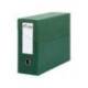 Archivador con tapa Pardo Folio Verde 390x270x115 mm