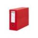 Archivador con tapa Pardo Folio Rojo 390x270x115 mm
