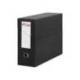 Archivador con tapa Pardo Folio Negro 390x270x115 mm