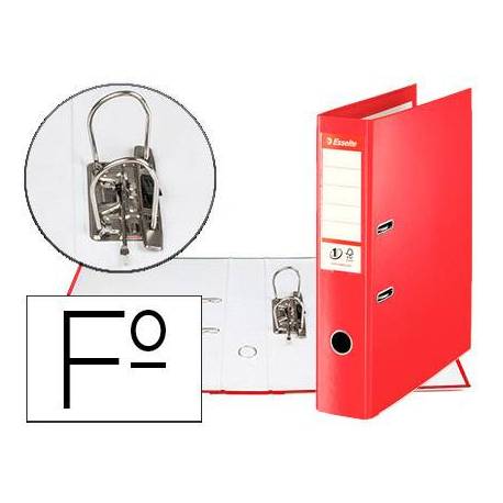 Archivador de Palanca Esselte N1 Polipropileno Folio 75 mm Rojo