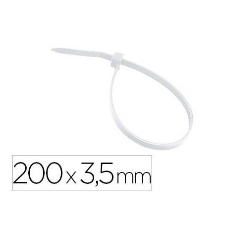 Bridas 3M para exterior blanca 200x3,5 mm