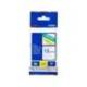 Cinta Brother TZE-243 18mm (ancho) x 8m (largo) laminada azul/blanco