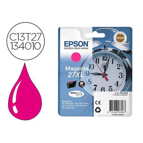 Cartucho Epson 27 XL color magenta C13T27134012
