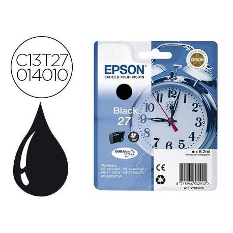Cartucho Epson 27 Durabrite color Negro C13T27014012