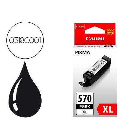 Cartucho Canon PGI-570PGBK XL Negro 0318C001