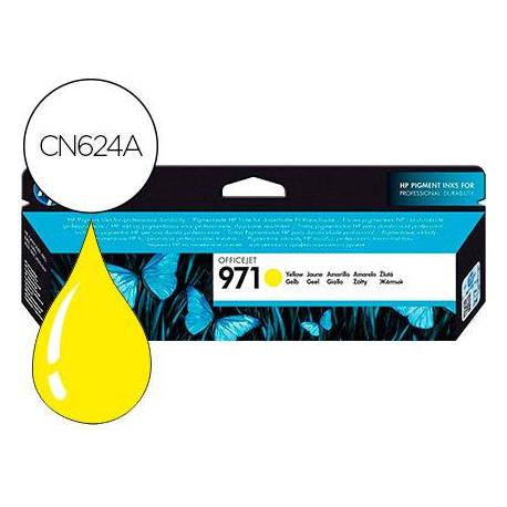 TONER INK-JET HP 971 COLOR AMARILLO CN624AE