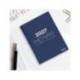DIETARIO MARCA LIDERPAPEL 2027 DOS TERCIOS 150X305 MM DIA PAGINA BILINGUE COLOR ROJO PAPEL 70 G FSC