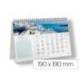 CALENDARIO ESPIRAL TRIANGULAR MARCA LIDERPAPEL DE SOBREMESA IMAGENES CIUDADES 2027 190X190 MM PAPEL 128 G CON