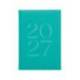AGENDA OFICINA MARCA LIDERPAPEL 2027 ENCUADERNADA CRETA DIA PAGINA 170X240 MM BILINGUE 70G PAPEL FSC GREEN