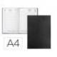 AGENDA OFICINA MARCA LIDERPAPEL 2027 ENCUADERNADA CORFU DIA PAGINA A4 BILINGUE 60G PAPEL FSC BLACK
