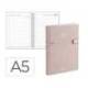 AGENDA OFICINA MARCA LIDERPAPEL 2027 ENCUADERNADA ELASTIC CLOSURE DIA PAGINA A5 BILINGUE 70G PAPEL FSC DESIGN