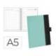 AGENDA OFICINA MARCA LIDERPAPEL 2027 ENCUADERNADA CORPORATE A DIA PAGINA A5 BILINGUE 70G PAPEL FSC TURQUOISE
