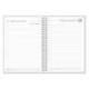 AGENDA OFICINA MARCA LIDERPAPEL 2027 ESPIRAL FLOWERS A DIA PAGINA A5 BILINGUE 70G PAPEL FSC DESIGN 4