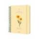 AGENDA OFICINA MARCA LIDERPAPEL 2027 ESPIRAL FLOWERS A DIA PAGINA A5 BILINGUE 70G PAPEL FSC DESIGN 2