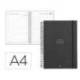 AGENDA OFICINA MARCA LIDERPAPEL 2027 ESPIRAL OLBIA DIA PAGINA A4 BILINGUE 60G PAPEL FSC BLACK