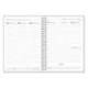 AGENDA OFICINA MARCA LIDERPAPEL 2027 ESPIRAL CLASSIC SEMANA VISTA A6 BILINGUE 70G PAPEL FSC DESIGN 1