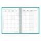 AGENDA OFICINA MARCA LIDERPAPEL 2027 ESPIRAL BASIC DIA PAGINA A6 BILINGUE 60G PAPEL FSC DESIGN 5