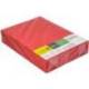 PAPEL COLOR LIDERPAPEL DIN A4 80 GR ROJO INTENSO PAQUETE DE 500 HOJAS