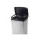 CONTENEDOR PLASTICO MARCA CEP ELITE CON TAPA Y PEDAL DOS COMPARTIMENTOS 50 L COLOR PLATA 390X288X654 MM