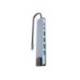 HUB TNB ICLIK 7 EN 1 DUAL + 4K USB-C ALUMINIO