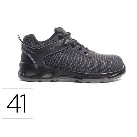 ZAPATOS DE SEGURIDAD MARCA SAFETOP AMANTIO TEJIDO PUTEK SUELA PU BIDENSIDAD S3 TALLA 41 COLOR GRIS