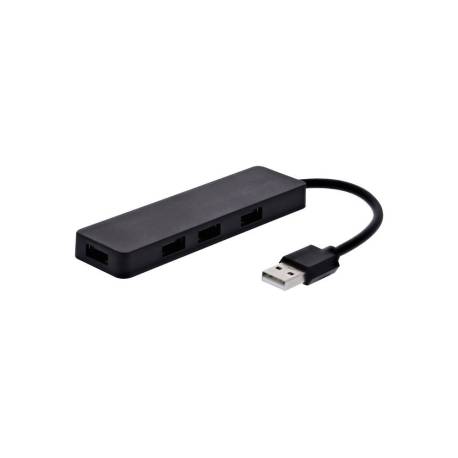 HUB TNB FIRST 4 PUERTOS USB -A 2.0 NEGRO