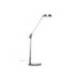 LAMPARA DE ESCRITORIO MARCA MAUL LED 4 NIVELES INTENSIDAD LUZ CABEZAL Y BRAZO INCLINABLE COLOR PLATA