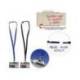 IDENTIFICADOR CON CORDON MARCA OFFICE BOX CON CORDON DE SEGURIDAD AZUL