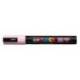 ROTULADOR MARCA UNI POSCA PC-5M MARCADOR DE PINTURA PUNTA CONICA 1,8-2,5 MM ROSA CLARO