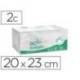 Toalla de papel mano engarzada ecologica xtrasec 20x23 cm 2 capas paquete con 196 unidades.