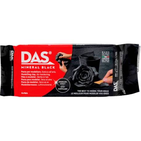PASTA DE MODELAR MARCA DAS MINERAL 400 GR COLOR NEGRO