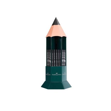 LAPICES GRAFITO MARCA FABER CASTELL 1111 EXPOSITOR DE SOBREMESA DE 120 UNIDADES GRADUACIONES SURTIDAS