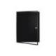 VITRINA DE ANUNCIOS MARCA BI-OFFICE NEW GEN MAGNETICA ACERO LACADO 9XA4 PARA INTERIOR COLOR NEGRO 696X933X36 MM