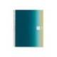 CUADERNO ESPIRAL MARCA MIQUELRIUS DIN A4 80 HOJAS 90 GR CUADRO 5 MM TAPA FORRADA AURORA ICELAND