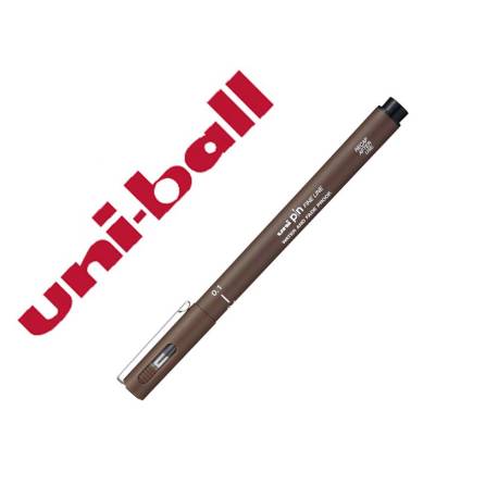 ROTULADOR MARCA UNIBALL PIN CALIGRADO MICROMETRICO 0,1 MM COLOR SEPIA