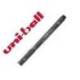 ROTULADOR UNIBALL PIN BR-200 PUNTA DE PINCEL FINO GRIS OSCURO