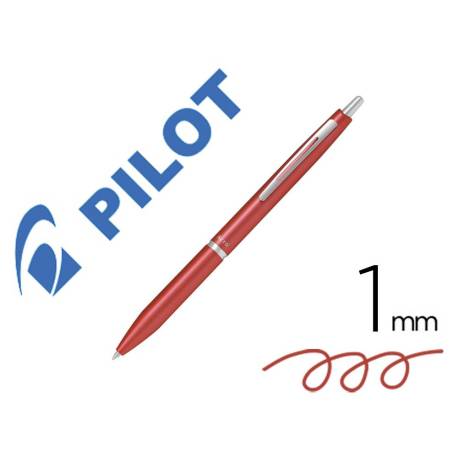 BOLIGRAFO PILOT ACRO 1000 TINTA GEL RETRACTIL PUNTA 1 MM COLOR CORAL
