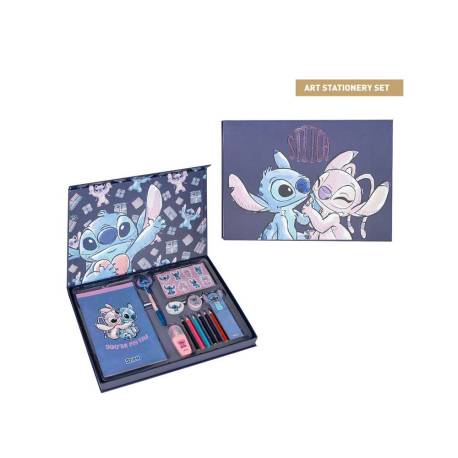 SET DE PAPELERIA MARCA STITCH DISNEY