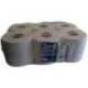 PAPEL SECAMANOS MARCA AMOOS INDUSTRIAL 2 CAPAS 32G/M2 CELULOSA BLANCO 60 MT PAQUETE DE 6 BOBINAS