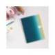 CUADERNO ESPIRAL MARCA MIQUELRIUS DIN A4 120 HOJAS 70 GR CUADRO 5 MM TAPA POLIPROPILENO AURORA ICELAND