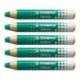 LAPIZ MARCADOR EN SECO MARCA STABILO MARKDRY PARA PIZARRA BLANCA COLOR VERDE CAJA DE 5 UNIDADES