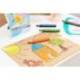 LAPICES BIC MULTISUPERFICIES TRIANGULARES MINA BORRABLE CAJA DE 6 UNIDADES COLORES SURTIDOS