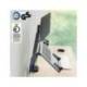 BRAZO PARA MONITOR Y PORTATIL MARCA LEITZ ERGO SPACESAVING DUAL GRIS OSCURO